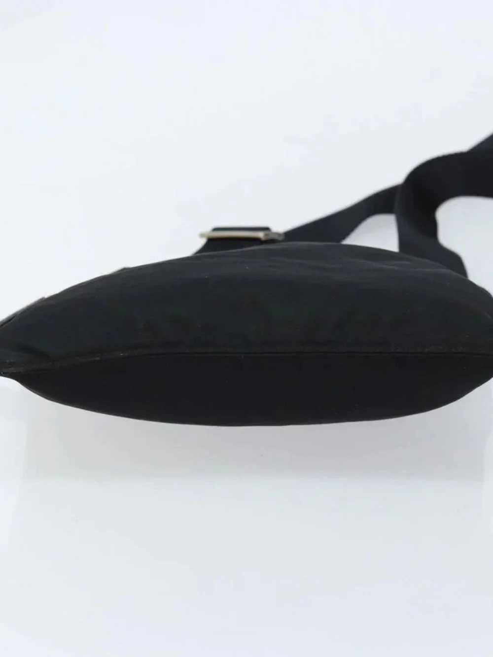 PRADA Shoulder Bag Nylon Black Silver Auth 173668 - Picture 6 of 16